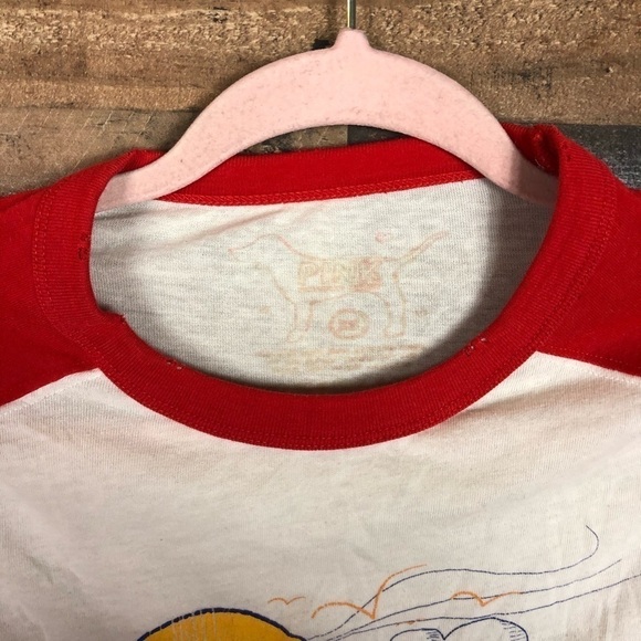 Pink Victoria’s Secret distressed‎ top - Picture 4 of 9